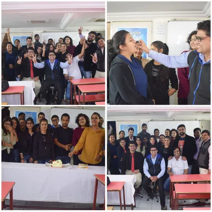 CA result celebration