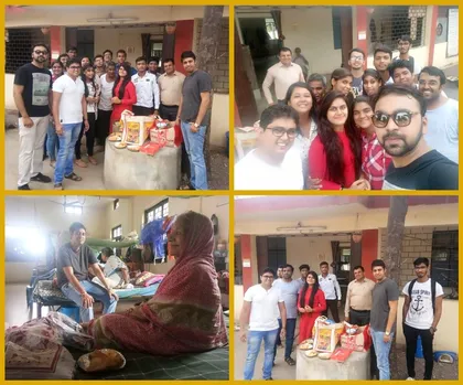 Visit to old-age home